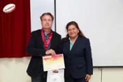 Carlos Juiz receives the Honorary Distinction - ULADECH Catholic