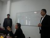 Partners discussing the current situation of ITG in Universit de La Manouba