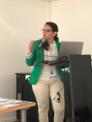 Beatriz Gmez presenting the ITG4TU proyect in the EUNIS congress in Paris