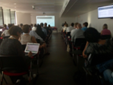 Beatriz Gmez presenting the ITG4TU proyect at the EUNIS congress in Paris