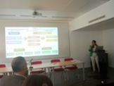 Beatriz Gmez presenting the ITG4TU proyect at the EUNIS congress in Paris