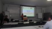 Beln Bermejo presenting the WEEVILS project