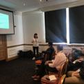 Beln Bermejo presenting her work at HPCC