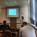 Beln Bermejo presenting her work at HPCC