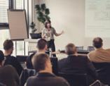 Beln Bermejo presenting her work at HPI