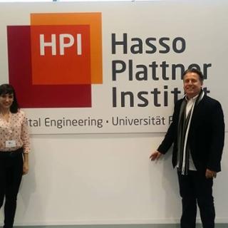 Beln Bermejo and Carlos Juiz at the HPI