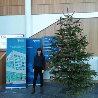 Beln Bermejo presenting her work at UKPEW